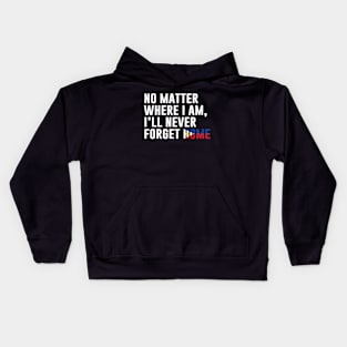 Philippines is home Kids Hoodie